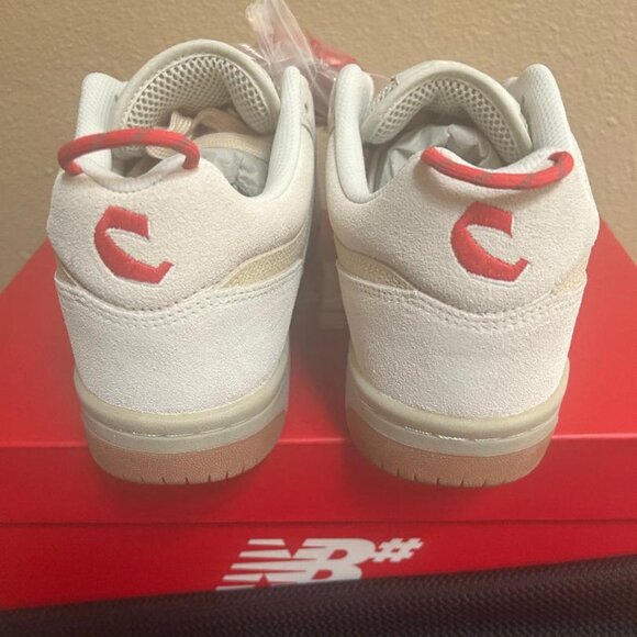 Men's New Balance Numeric 480 x Chocolate White/Red Sneakers Size 14 NEW in Box - Picture 5 of 14